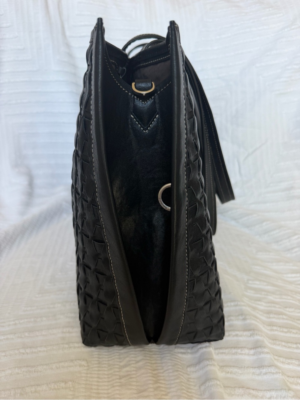 Songmont Lattice Tote, Medium, Onyx - Picture 8 of 12